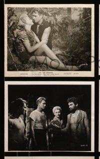 8d566 LAND UNKNOWN 8 from 7.75x10 to 8x10 stills '57 Jock Mahoney, Shirley Patterson, Reynolds!