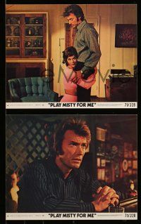 8d091 PLAY MISTY FOR ME 8 8x10 mini LCs '71 c/u of Clint Eastwood & Donna Mills on beach!