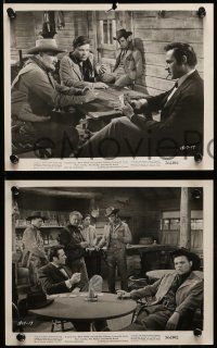 8d414 RAW EDGE 11 8x10 stills '56 cowboy Rory Calhoun, directed by John Sherwood, western!