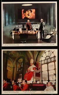 8d006 SHOES OF THE FISHERMAN 13 color 8x10 stills '69 Pope Anthony Quinn, David Janssen, Olivier