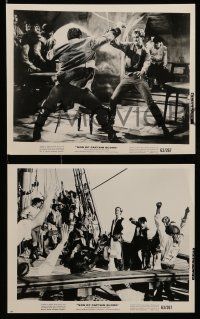 8d705 SON OF CAPTAIN BLOOD 6 8x10 stills '63 pirate Sean Flynn, Ann Todd, cool images on ships!