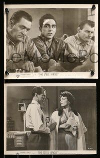 8d353 STEEL JUNGLE 13 trimmed from 7.75x10 to 8x10 stills '56 Walter Abel, Kenneth Tobey!