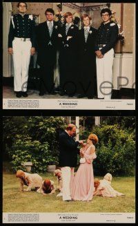 8d168 WEDDING 4 8x10 mini LCs '78 directed by Robert Altman, Carol Burnett, Geraldine Chaplin!