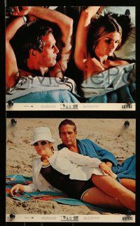 8d115 WINNING 8 8x10 mini LCs '69 great images of Paul Newman, Joanne Woodward, Indy car racing!