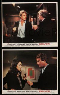 8d058 DRIVER 8 color English FOH LCs '78 Walter Hill, Ryan O'Neal, Bruce Dern & Isabelle Adjani!