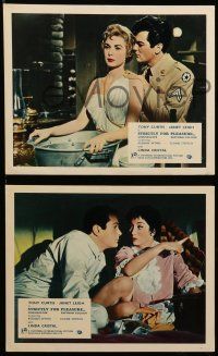 8d088 PERFECT FURLOUGH 8 color English FOH LCs '58 Tony Curtis with Janet Leigh, Blake Edwards!