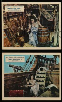 8d150 WHITE SLAVE SHIP 5 color English FOH LCs '62 L'ammutinamento, Angeli in black pit of horror!