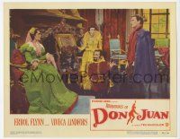 8f382 ADVENTURES OF DON JUAN LC #3 '49 Jerry Austin introduces Viveca Lindfors to Errol Flynn!