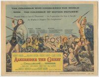 8f021 ALEXANDER THE GREAT TC '56 art of Richard Burton & Frederic March as Philip of Macedonia!