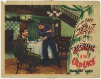 8f402 ARSENIC & OLD LACE LC '44 oblivious cop Jack Carson talks to bound & gagged Cary Grant!