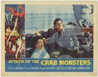 8f404 ATTACK OF THE CRAB MONSTERS LC '57 only card of the set that shows part of a crab monster!