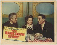 8f408 BABE RUTH STORY LC #3 '48 William Bendix with Charles Bickford & Claire Trevor in diner!