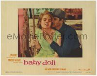 8f409 BABY DOLL LC #4 '57 Eli Wallach about to kiss sexy Carroll Baker's cheek!