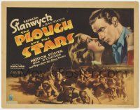 8f291 PLOUGH & THE STARS TC '36 art of Barbara Stanwyck & Preston Foster, directed by John Ford!