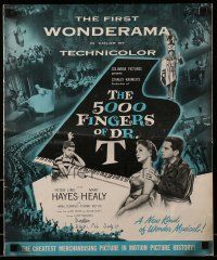 8h372 5000 FINGERS OF DR. T pressbook '53 Peter Lind Hayes, Healy, Conried written by Dr. Seuss!