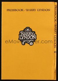 8h402 BARRY LYNDON pressbook '75 Stanley Kubrick, Ryan O'Neal, historical romantic war melodrama!