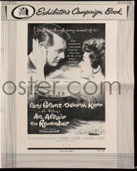 8h379 AFFAIR TO REMEMBER pressbook '57 Cary Grant & Deborah Kerr, Leo McCarey classic!