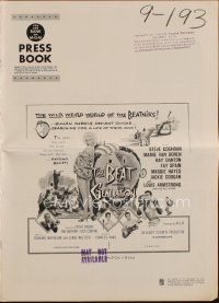 8h405 BEAT GENERATION pressbook '59 sexy Mamie Van Doren, beatnik Ray Danton, Louis Armstrong