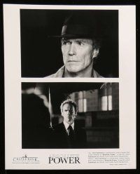 8h177 ABSOLUTE POWER presskit w/ 10 stills '97 great images of star & director Clint Eastwood!