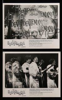 8h342 BEATLEMANIA presskit w/ 5 stills '81 psychedelic art of Beatles impersonators by Kim Passey!