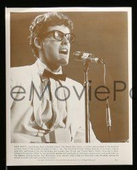 8h005 BUDDY HOLLY STORY presskit w/ 37 stills '78 Gary Busey in the lead role!