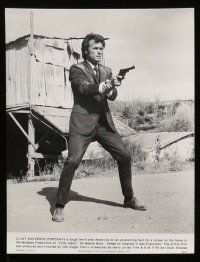 8h001 DIRTY HARRY presskit w/ 22 stills '71 Clint Eastwood classic, super rare, 11 supplements!