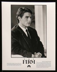8h011 FIRM presskit w/ 25 stills '93 Tom Cruise, directed by Sydney Pollack, great cover!