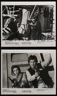 8h068 RETURN OF THE JEDI presskit w/ 15 stills '83 George Lucas classic, Mark Hamill, Ford!
