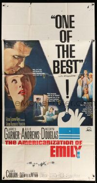 8j251 AMERICANIZATION OF EMILY 3sh '64 James Garner, Julie Andrews, written by Paddy Chayefsky!