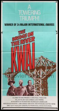 8j274 BRIDGE ON THE RIVER KWAI 3sh R72 William Holden, Alec Guinness, David Lean classic!