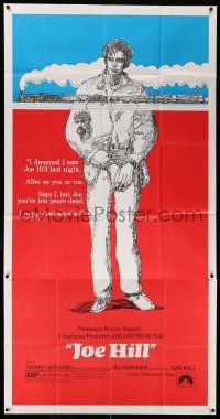 8j354 JOE HILL 3sh '71 art of legendary socialist union organizer, directed by Bo Widerberg!