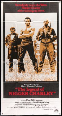 8j365 LEGEND OF NIGGER CHARLEY int'l 3sh '72 slave to outlaw Fred Williamson ain't running no more!