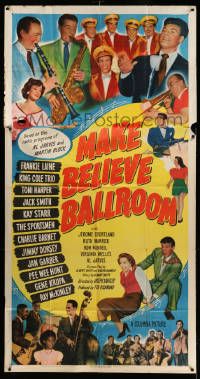 8j384 MAKE BELIEVE BALLROOM 3sh '49 Frankie Lane, Nat King Cole, Jimmy Dorsey & many more!