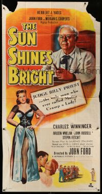8j463 SUN SHINES BRIGHT 3sh '53 Charles Winninger, Irvin Cobb stories adapted by John Ford!