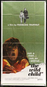 8j503 WILD CHILD int'l 3sh '70 Francois Truffaut's classic L'Enfant Sauvage, not a man or animal!