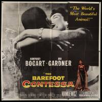 8j202 BAREFOOT CONTESSA 6sh '54 huge image of Ava Gardner, The World's Most Beautiful Animal!