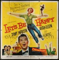8j220 LET'S BE HAPPY 6sh '57 pretty Vera-Ellen & Tony Martin in a rocking and rolling romance!
