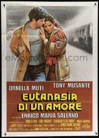 8j559 BREAK UP Italian 1p '80 Enrico Maria Salerno's Euthanasia di un amore, art of Muti & Musante!