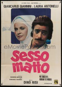 8j708 HOW FUNNY CAN SEX BE Italian 1p '73 Sessomatto, Giancarlo Giannini & nun Laura Antonelli!