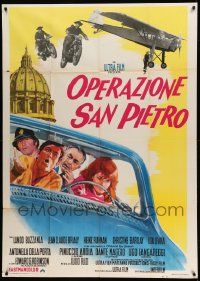 8j830 OPERATION ST. PETER'S Italian 1p '67 art of Edward G. Robinson, directed by Lucio Fulci!