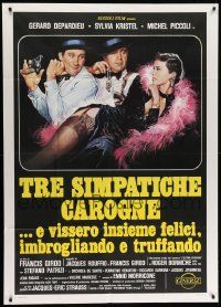 8j858 RENE THE CANE Italian 1p '78 Rene la canne, art of Gerard Depardieu, Sylvia Kristel & Piccoli