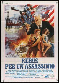 8j986 WINTER KILLS Italian 1p '80 Jeff Bridges, John Huston, different Enzo Sciotti art!