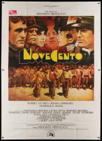 8j006 1900 part 1 Italian 2p '76 directed by Bernardo Bertolucci, Robert De Niro, Ferracci art!