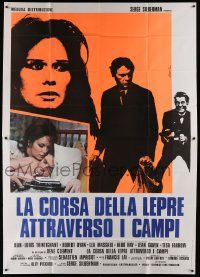 8j012 AND HOPE TO DIE Italian 2p '72 Jean-Louis Trintignant, Robert Ryan, sexy Lea Massari!