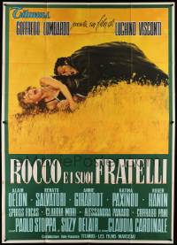 8j002 ROCCO & HIS BROTHERS Italian 2p '60 Luchino Visconti's Rocco e I Suoi Fratelli, great art!