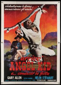8j196 WICKED DIE SLOW Italian 2p '71 violence and sex in the raw West, a bold new western!