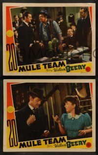 8k733 20 MULE TEAM 3 LCs '40 great images of Wallace Beery and a young Anne Baxter!