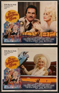 8k036 BEST LITTLE WHOREHOUSE IN TEXAS 8 LCs '82 Burt Reynolds, Dolly Parton, Dom DeLuise!