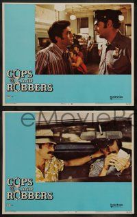 8k065 COPS & ROBBERS 8 LCs '74 policemen Cliff Gorman & Joe Bologna stealing money!