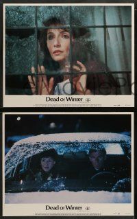 8k074 DEAD OF WINTER 8 LCs '87 Mary Steenburgen, Roddy McDowall, directed by Arthur Penn!